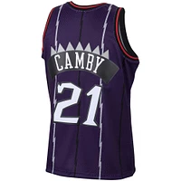 Men's Mitchell & Ness Marcus Camby Purple Toronto Raptors 1998/99 Hardwood Classics Swingman Jersey