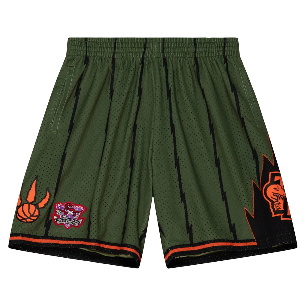 Mitchell & Ness Olive Toronto Raptors Flight Edition Swingman pour homme - Short