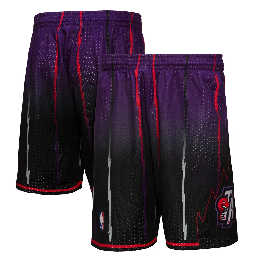 Lids Toronto Raptors Mitchell & Ness 1998/99 Hardwood Classics Fadeaway  Reload 3.0 Swingman Shorts