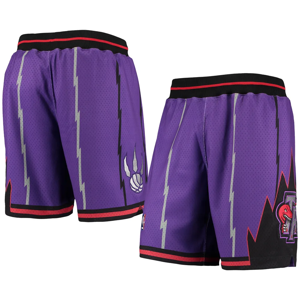 Mitchell & Ness Youth Swingman Toronto Raptors Road Purple Shorts - L