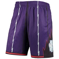 Men's Mitchell & Ness Purple Toronto Raptors 1998 Hardwood Classics 75th Anniversary Swingman Shorts
