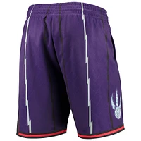 Men's Mitchell & Ness Purple Toronto Raptors 1998 Hardwood Classics 75th Anniversary Swingman Shorts