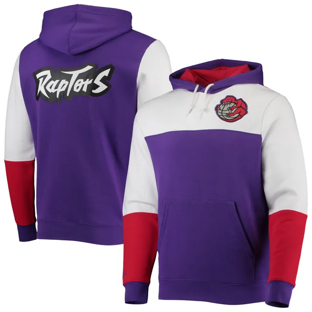 Lids Toronto Raptors Mitchell & Ness Youth Hardwood Classics Split Color  Fleece Pullover Hoodie - Purple/Heathered Gray