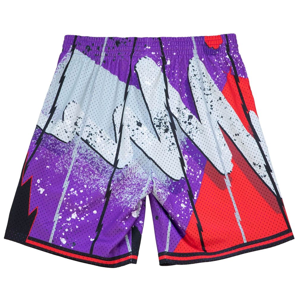 Men's Mitchell & Ness Purple Toronto Raptors Hardwood Classics Hyper Hoops Swingman - Shorts