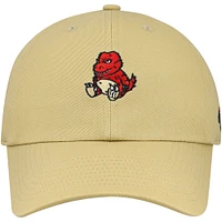 Men's Mitchell & Ness  Tan Toronto Raptors Plush Doll Adjustable Dad Hat