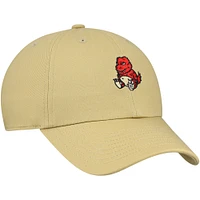 Men's Mitchell & Ness  Tan Toronto Raptors Plush Doll Adjustable Dad Hat