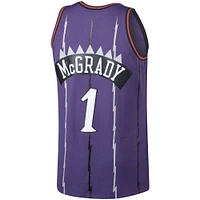 Men's Mitchell & Ness Tracy McGrady Purple Toronto Raptors 1998/99 Hardwood Classics Swingman Jersey