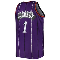 Men's Mitchell & Ness Tracy McGrady Purple Toronto Raptors Big Tall Hardwood Classics 1998/99 Swingman Jersey