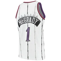 Hommes Mitchell & Ness Tracy McGrady Blanc Toronto Raptors 1998-99 Hardwood Classics - Maillot Swingman