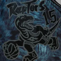 Mitchell & Ness Vince Carter pour homme Noir Toronto Raptors 1998/99 Tie-Dye Player Swingman - Maillot