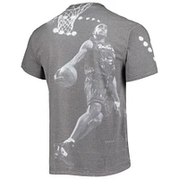 Mitchell & Ness Vince Carter Heather Grey Toronto Raptors Above The Rim T-shirt pour hommes