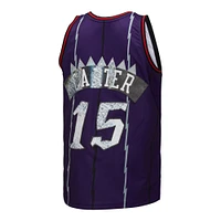 Men's Mitchell & Ness Vince Carter Purple Toronto Raptors 1998/99 Hardwood Classics 75th Anniversary Diamond Swingman - Jersey