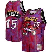 Men's Mitchell & Ness Vince Carter Purple Toronto Raptors 1998/99 Hardwood Classics Lunar New Year