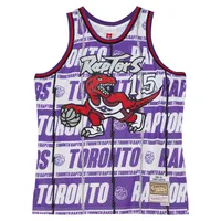 Men's Mitchell & Ness Vince Carter Purple Toronto Raptors Hardwood