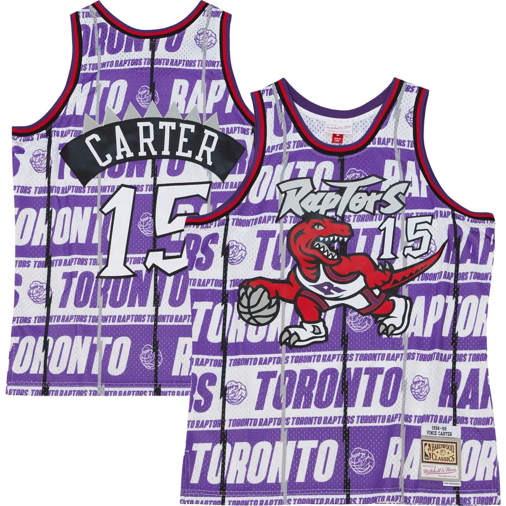  Mitchell & Ness Vince Carter Toronto Raptors Purple