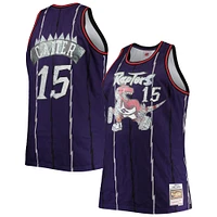 Men's Mitchell & Ness Vince Carter Purple Toronto Raptors Big Tall 1998/99 NBA 75th Anniversary Diamond Swingman Jersey