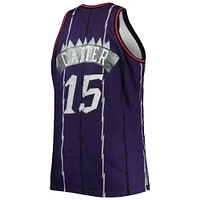 Men's Mitchell & Ness Vince Carter Purple Toronto Raptors Big Tall 1998/99 NBA 75th Anniversary Diamond Swingman Jersey