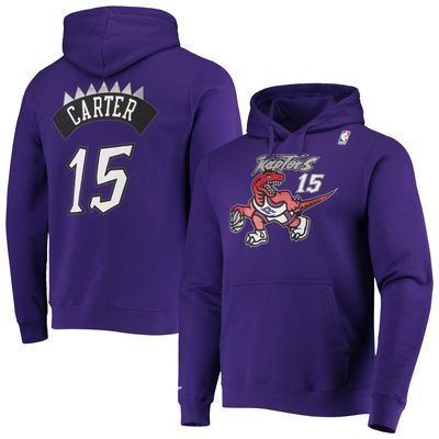 mitchell and ness purple raptors hoodie