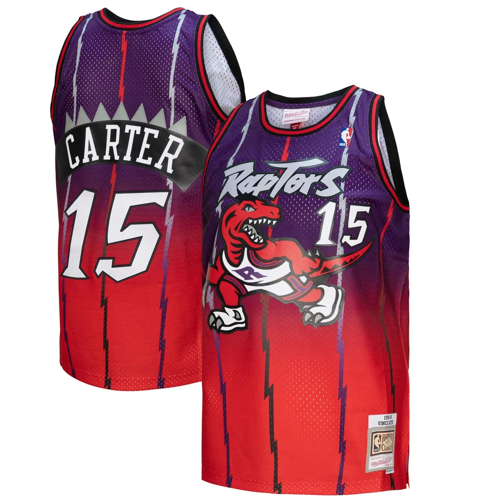 Men's Mitchell & Ness Vince Carter Purple Toronto Raptors Big