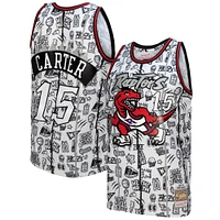 Men's Mitchell & Ness Vince Carter White Toronto Raptors 1998/99 Swingman Jersey