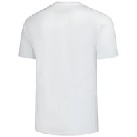 T-shirt blanc Mitchell & Ness Vince Carter pour homme des Toronto Raptors Hardwood Classics Chalked Up
