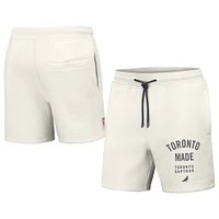 Men's NBA x Staple Cream Toronto Raptors Heavyweight Fleece Shorts