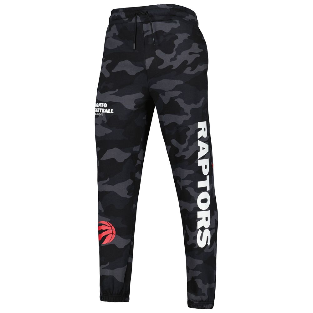 Men's New Era Black/Camo Toronto Raptors Tonal Joggers