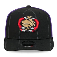 Men's New Era Black/Purple Toronto Raptors 2024/25 City Edition 9SEVENTY Adjustable Hat