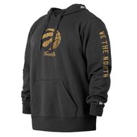 Men's New Era Black Toronto Raptors 2021/22 City Edition Big & Tall Pullover Hoodie