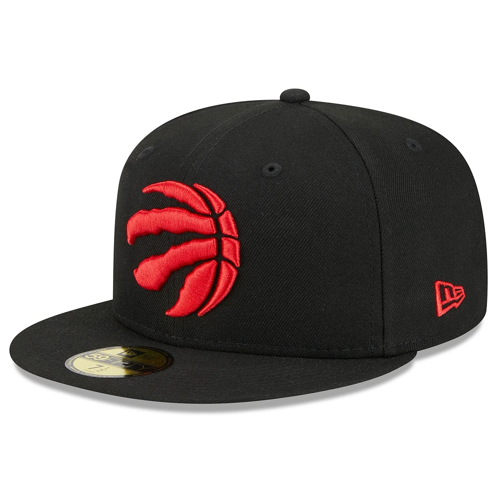 Casquette ajustée 59FIFTY pour la fête du Canada 2023 Toronto Raptors New Era homme, noire