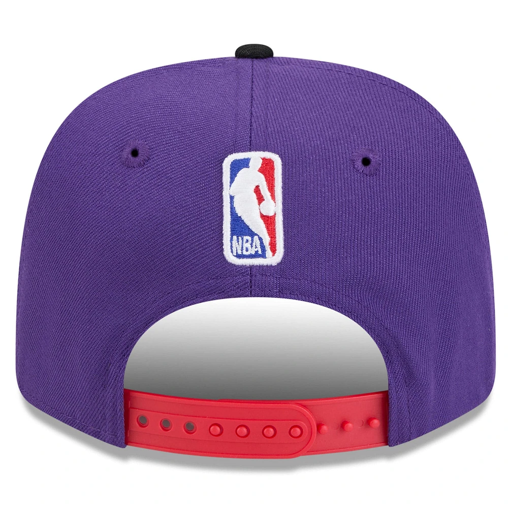 Casquette extensible à boutons-pression Toronto Raptors 2024/25 City Edition 9SEVENTY noire New Era pour homme