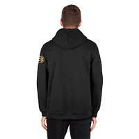 Men's New Era Black Toronto Raptors 2024/25 City Edition Embroidered Pullover Hoodie