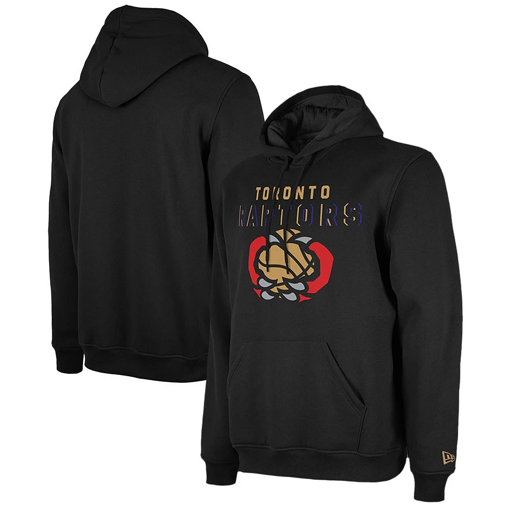 Sweat à capuche noir Toronto Raptors 2024/25 City Edition pour homme New Era