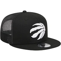 Men's New Era  Black Toronto Raptors 9FIFTY Snapback Hat