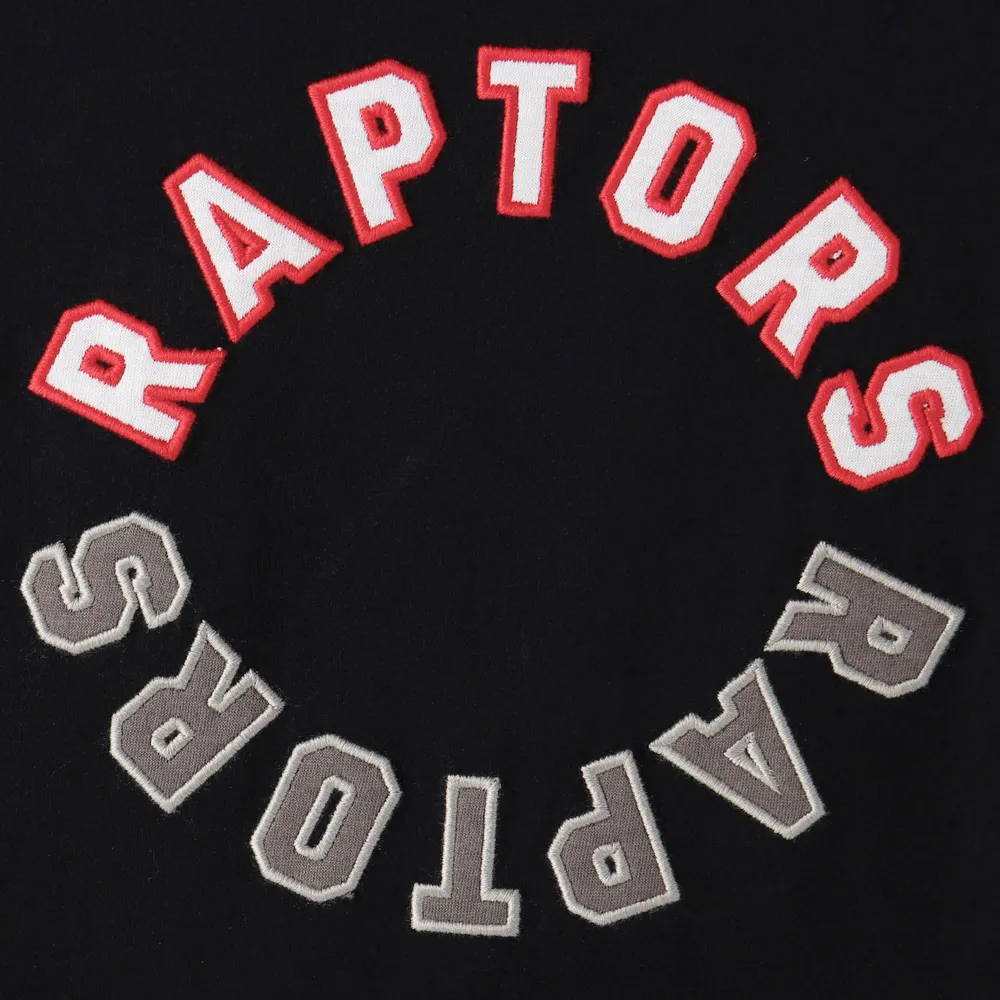 New Era Men's Black Toronto Raptors Brushed Jersey Wordmark