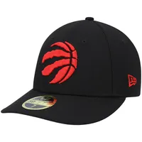 Casquette ajustée 59FIFTY à profil bas de l'équipe des Toronto Raptors New Era pour homme, noire