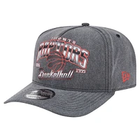 Casquette pré-courbée 9FIFTY à visière rabattable New Era pour homme, couleur anthracite