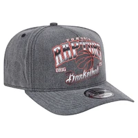 Casquette pré-courbée 9FIFTY à visière rabattable New Era pour homme, couleur anthracite