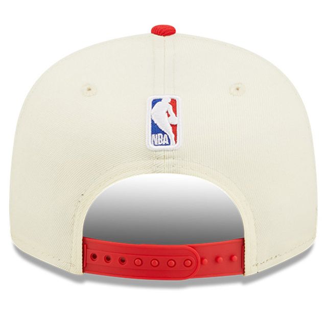 Toronto Raptors New Era crème/rouge pour homme - 2022 NBA Draft 9FIFTY Snapback Casquette réglable