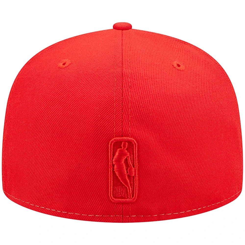 Men's New Era Cream/Red Toronto Raptors Cork Two-Tone 59FIFTY