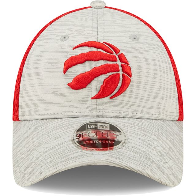 Casquette Snapback Active 9FORTY Toronto Raptors New Era pour homme - gris/rouge - Casquette