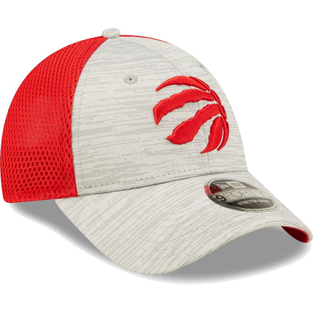 Men's New Era Gray/Red Toronto Raptors Active 9FORTY Snapback - Hat