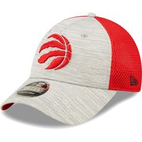 Men's New Era Gray/Red Toronto Raptors Active 9FORTY Snapback - Hat