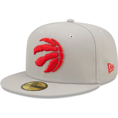 Toronto Raptors New Era Team Color Pop 59FIFTY Fitted Hat - Gray