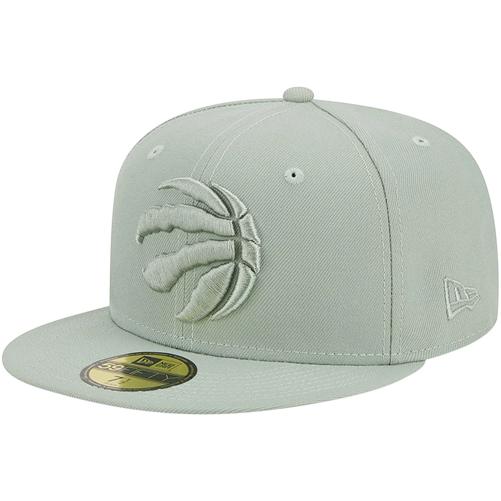 Casquette ajustée 59FIFTY pour homme New Era Green Toronto Raptors Colour Pack