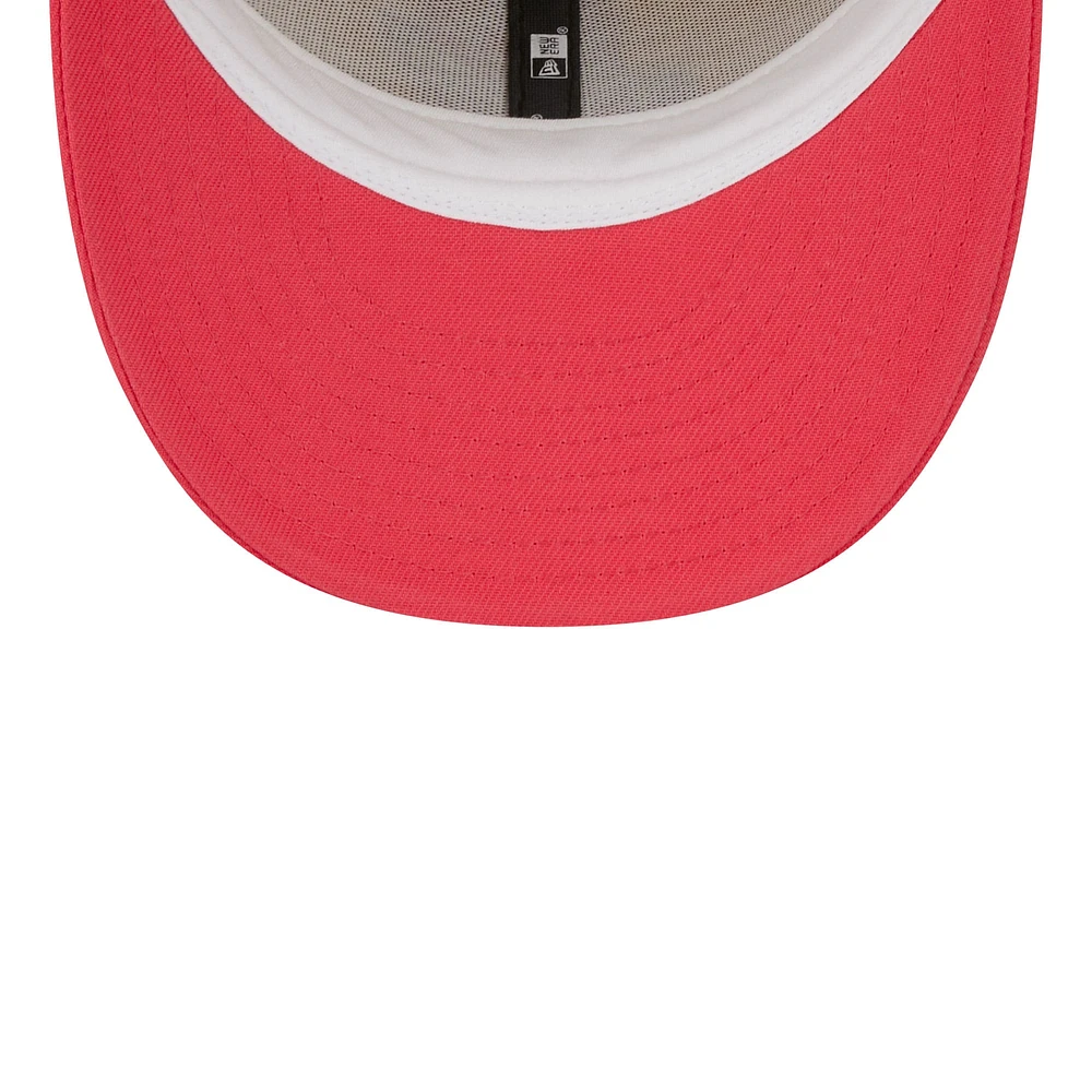 Casquette ajustée 59FIFTY New Era pour hommes, kaki/corail, Toronto Raptors Drip Low Profile