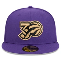 Casquette ajustée alternative Toronto Raptors 2024/25 City Edition 59FIFTY violette New Era pour homme