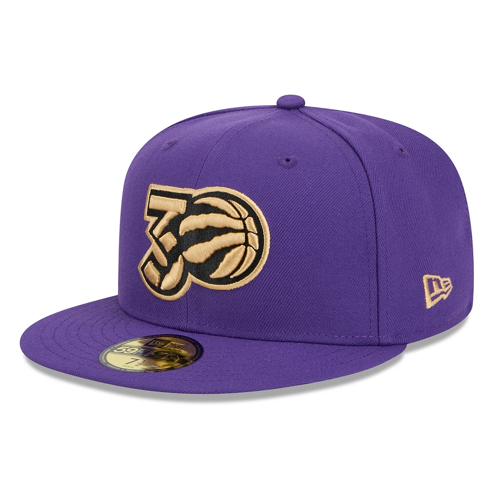 Casquette ajustée alternative Toronto Raptors 2024/25 City Edition 59FIFTY violette New Era pour homme