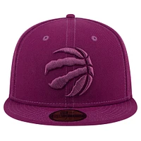 Casquette ajustée 59FIFTY violette des Raptors de Toronto New Era pour hommes