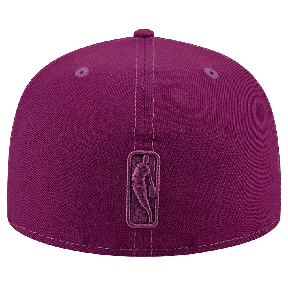 Casquette ajustée 59FIFTY violette des Raptors de Toronto New Era pour hommes